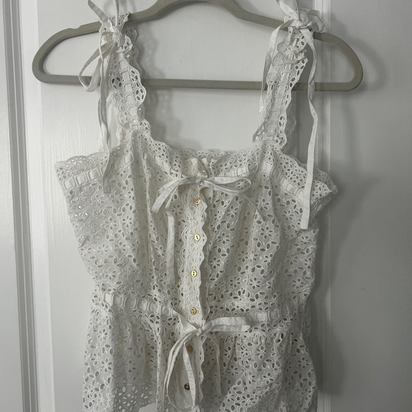 Like new Ulla Johnson Cream Eyelet Lace Top - Picture 1 of 5